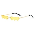 thumbnail image 2 of Irregular Shape Retro Sunglasses Glasses Eyewear Shades Vintage Irregular Unisex, 2 of 3