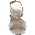 thumbnail image 4 of De Blossom Girls K-Stella-2 Stunning Strappy Dress Heel Metallic Party Shoes, 4 of 4