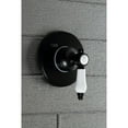thumbnail image 2 of Kingston Brass KS3030BPL Bel-Air 3-Way Diverter Valve with Trim Kit, Matte Black, 2 of 5