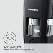 Panasonic Long Beard Trimmer with 4 Comb Attachments - ER-GB96-K