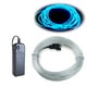 thumbnail image 2 of Tira de luces de neón MaxLax EL Wire azul hielo de 10 m con paquete de baterías, 2 of 7