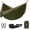 Green/Khaki, variant on Hammock Camping, Portable Single/Double Hammocks for Outdoor Hiking Travel Backpacking - 210D Nylon Hammock Swing for Backyard & Garden (Black/Gray)