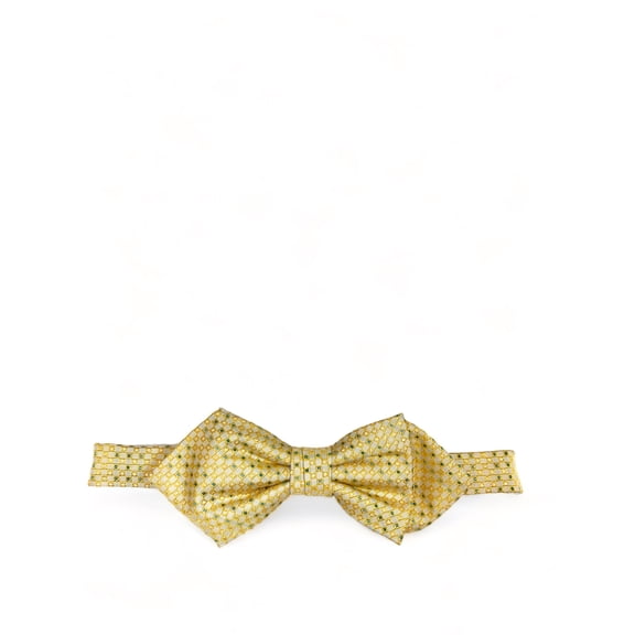 Yellow Silk Bow Tie by Paul Malone
