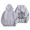 thumbnail image 6 of Women Blouses Graphic Womens Sweatshirts Large Zipper Warm Winter Tops Women Zip Shirts Shirt Hoodie Womens Pullover Sweatshirt Brunette Sweatshirt Hoodies Cute Zipper Athletic Gray M, 6 of 6