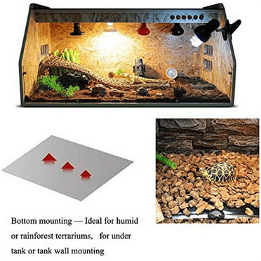 Reptile Heating Pad Under Tank Terrarium with Temperature Control for Tortoises, Snakes, Lizards, Geckos,US Plug