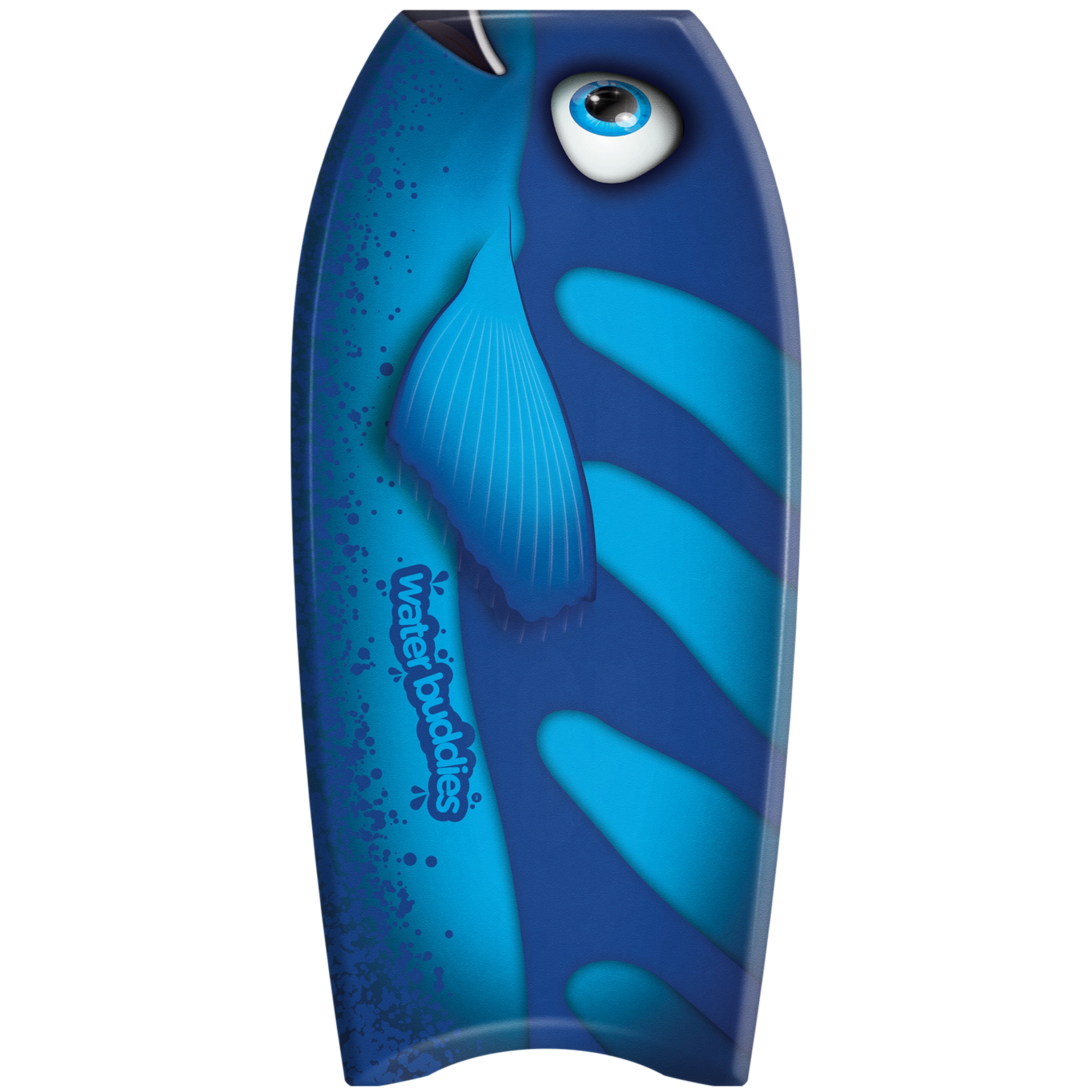 New Water Buddies 37 Lightweight Slick Bottom Kids Bodyboard With Leash Kwhale 