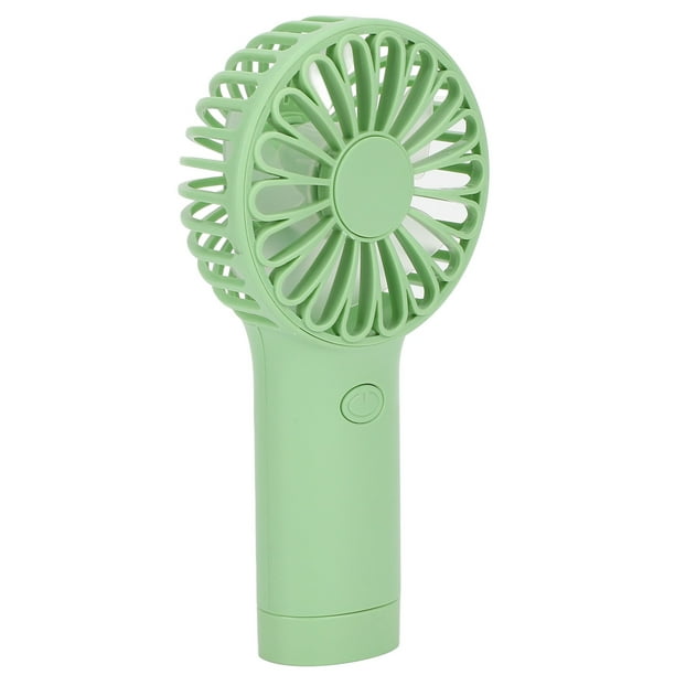 LAFGUR Petit ventilateur à piles, ventilateur portatif vert petit
