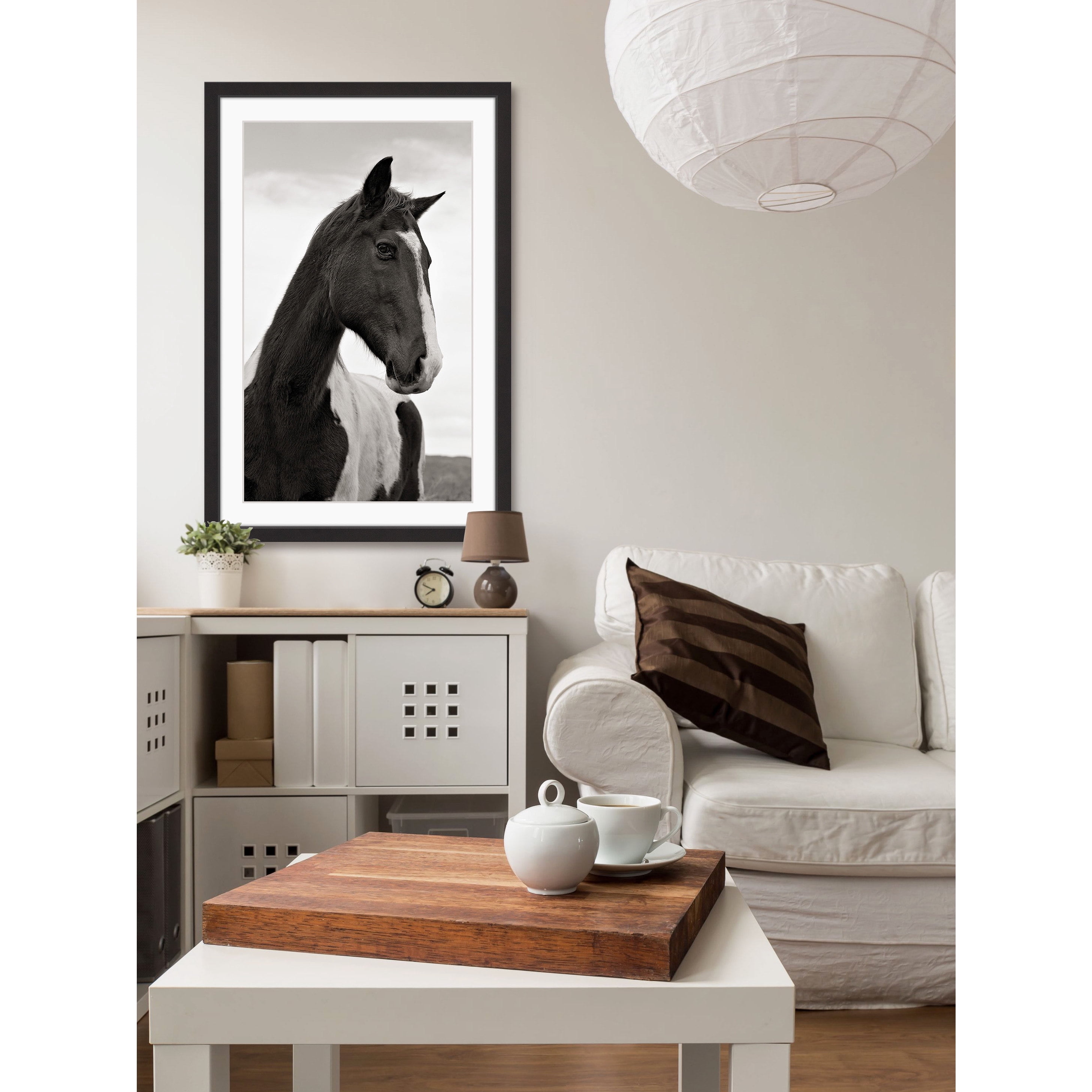 "Ranch Horse Wisdom" Framed Painting Print