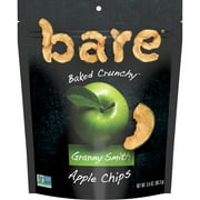 Bare Baked Crunchy Apple Chips, Granny Smith, Gluten Free, 3.4 Ounce Bag, 6 Count