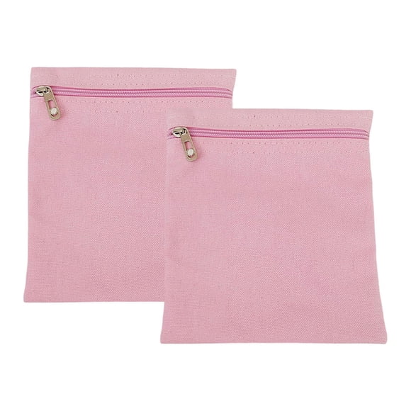 2 bolsillos laterales para coser con cremallera, pequeños monederos de lona, fundas para teléfono, bolsillos interiores para sudaderas, abrigos y rosa
