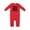 Red, variant on My Dad's Beard is Cooler Than Yours Baby Romper Coveralls