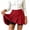 ZB-Red-mkosplrt pleated mini skirt, variant on MKOSPLRT Girls Long High Waist Plain Pleated Skirt Skater Tennis School Uniform A-line Midi Skirts Kids Clothes 3-17 Years