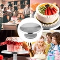 thumbnail image 5 of Aluminium Alloy Revolving Cake Stand 12 Inch Rotating Cake Turntable for Cake Cupcake Decorating Supplies, 5 of 6