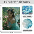 thumbnail image 3 of Diamond Art Kit for Adults, Fairy In Rose Garden Scene Diamond Painting for Adults Beginners, 5D DIY Diamond Art Painting Kits, Colorful Diamond Painting Craft for Home Decor 12x16, 3 of 7