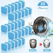 Cribun 30 Pieces Washing Machine Cleaner, Cleaning deep Remover, Solid Washing Machine Cleaner with Triple decontamination Function, Comprehensive Decontamination