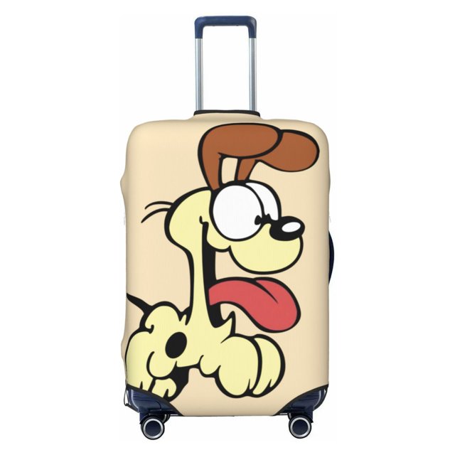 Cute Anime Cartoon Garfield Travel Suitcase Protective Cover Trunk Case Washable Elastic Luggage Cover Fits Small Suitcase Protector Baggage With Concealed Zipper Gifts