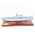 thumbnail image 1 of USS Tarawa LHA-1 24inch Model,Navy,Scale Model,Mahogany,Tarawa Class, 1 of 9