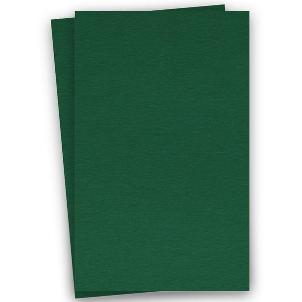 Basics GREEN 11X17 (Ledger) Paper 80C Cardstock 100 PK Quality 11
