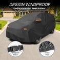 thumbnail image 4 of Funda de coche Unique Bargains 210D-PU Oxford, impermeable y a prueba de viento, protección solar con cremallera para Honda Prologue, 4 of 7
