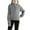 Grey, variant on LUOGENLI Hoodies for Teen Girls Camo Crop Girls Hooded Jacket Full Zip up Sweatshirt with Front Pockets Soft Warm Outerwear for Toddler Kids Youth Casual Winter Pullover Size 7-8 Years