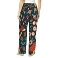 thumbnail image 3 of Daiia Berries and Flowers Women's Sleep Pant with Pockets and Drawstring,Pajama Pants-Large, 3 of 9