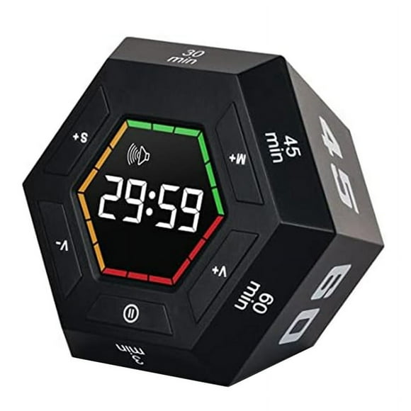 Pomodoro Timer, Productivity Timer,3, 5, 15, 30, 45, 60 Minute Preset Smart CountdXL20521
