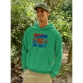 thumbnail image 2 of Born On 4Th Of July Hoodie Men -Image by Shutterstock, Male x-Large, 2 of 4
