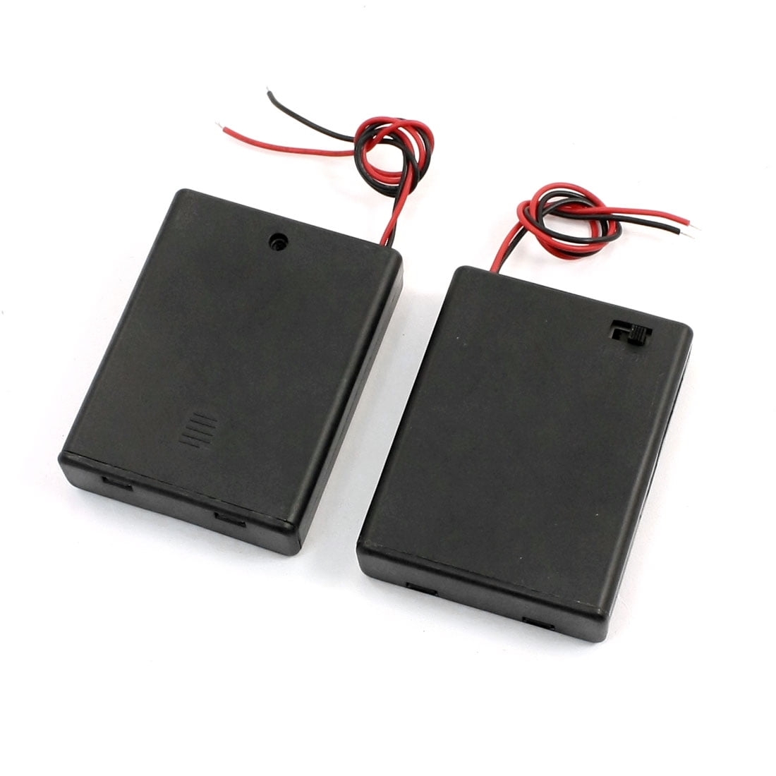 Battery Holder for 2xAAA with Cover and Power Switch