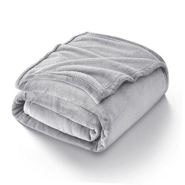 Magshion 60.5"x49.5" Dog Blanket, Liquid Pee Proof Pet Blanket for Sofa Bed Couch, Flannel Furniture Protector Cover for Small Medium Large Dogs Cats, Light Gray