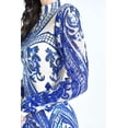 thumbnail image 4 of Vestido de mesh con lentejuela Roman Fashion / Juvenil, 50599 (Azul rey) azul CH, 4 of 7