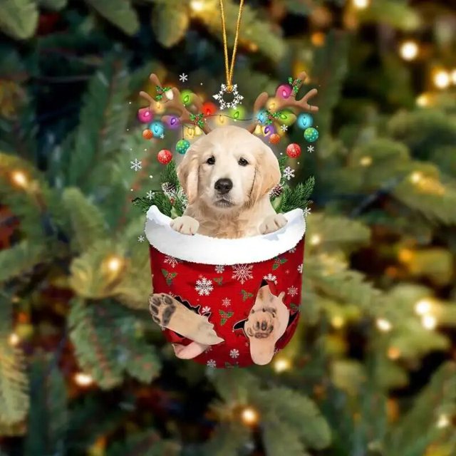 Adornos para árbol de Navidad, materiales de alta calidad, colgante para árbol de Navidad, feliz año del perro, decoración navideña