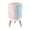 Color 2, variant on Small Trash Can with Lid Wildflowers green wild plants butterfly floral 1.8 Gallon Dog Proof Trash Can Round Garbage Can Waste Bin Wastebasket for Bathroom Bedroom Living Room