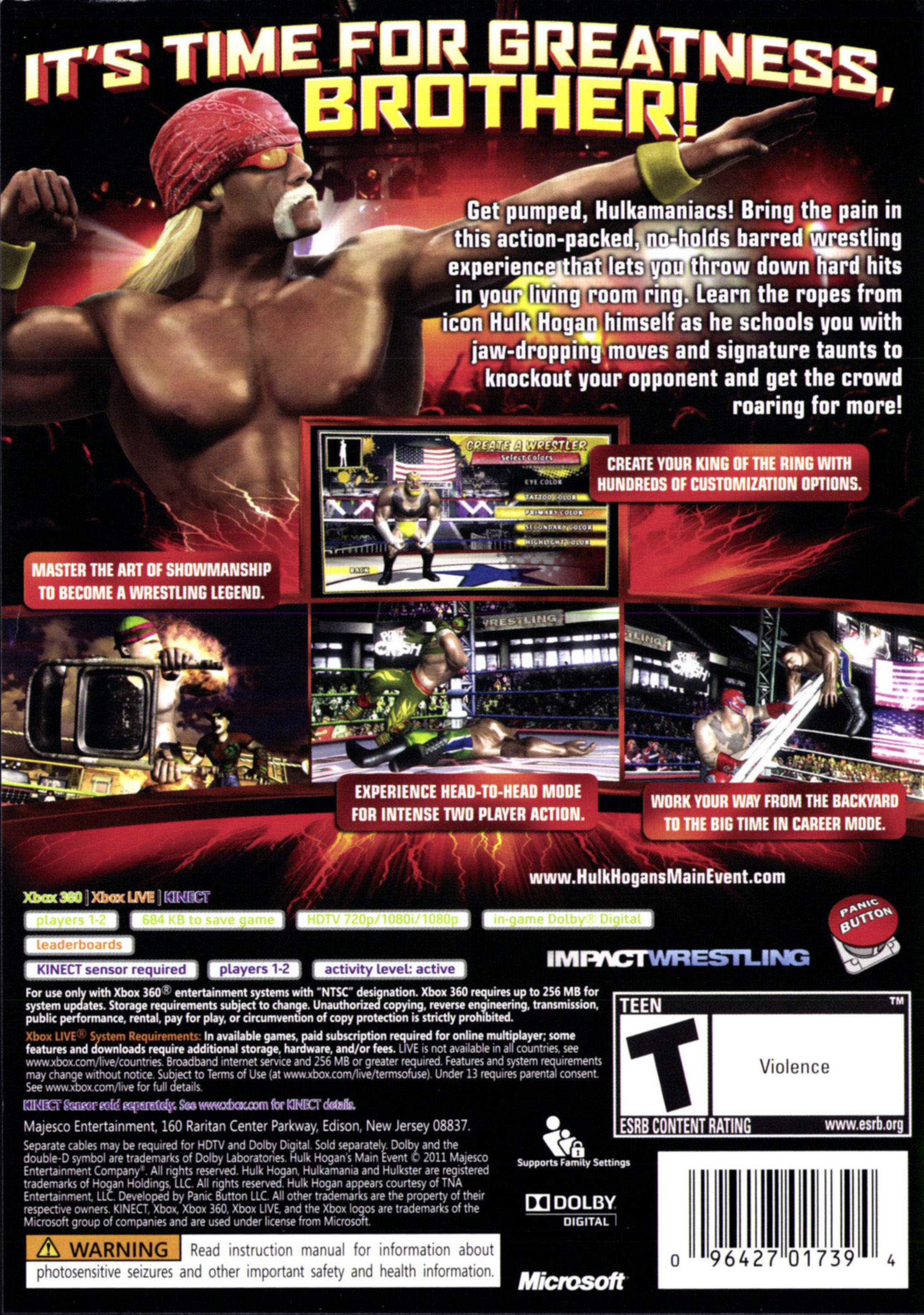 Xbox 360 - Hulk Hogan's Main Event - image 2 of 15