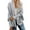 Gray, variant on Teacher Appreciation Gifts AXXD Women Fall Jacket Solid Color Loose Long Sleeve Lantern Cardigans Coat Sky Blue Size S(Us:4)