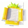 thumbnail image 3 of Inflatable Pool Float with Mesh Bottom Fruit Patterns, 4-Tube Floating Mat Chair Bed for Adults Portable Water Pool Lounger, 3 of 8