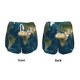 thumbnail image 3 of Salouo World Map Print Women's 2 in 1 Running Shorts Double-Layer Shorts Athletic Workout Gym Yoga Shorts Running Shorts for Women-XX-Large, 3 of 7