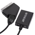 thumbnail image 4 of HDMI a SCART Converter 1080P Video Audio Adaptador Cables Interconexiones para grabadoras de video DVD HD TV STB Sky Crt TV con cable de alimentación SM SunniMix Convertidor de HDMI a euroconector, 4 of 7