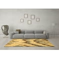 thumbnail image 3 of Ahgly Company Indoor Rectangle Abstract Brown Modern Area Rugs, 3' x 5', 3 of 4