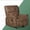 Brown, variant on Click365 Langston Faux Leather Bedroom Manual Reclining and Upholstered Recliner, Gray