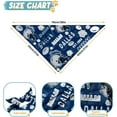 thumbnail image 2 of Dallas Football Pet Reversible Dog Bandana Gifts for Dogs Cats Cotton Triangle Bid Scarf for Puppy Small Dog, 2 of 6