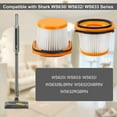 4 Packs Replacement Filters for Shark WANDVAC WS640 WS630