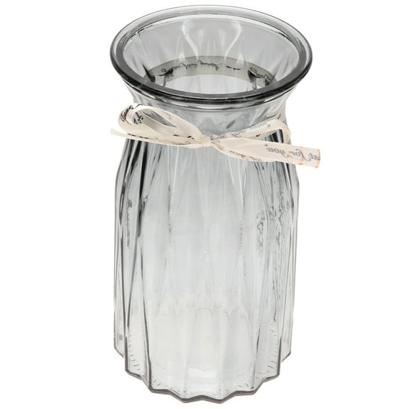 COMPUKAS Nordic Style Glass Vase Hydroponic Decorative Flower Bottle