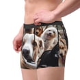thumbnail image 2 of Fotbe Realistic Cute Puppy Calzoncillos Tipo Boxer con Bolsa de Soporte Total para Hombre, X-Temp Fresco, Transpirable y de Secado Rápido-Medium, 2 of 5