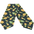 thumbnail image 2 of ColourLife Table Runner Pineapples On Dark Back Washable Table Cloth Runner for Holiday Home Wedding Table Top Decoration 13x70 Inches, 2 of 5
