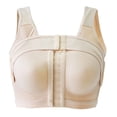 thumbnail image 2 of Women's Sports Bras Bralette Plus Size Vest Crop Wireless Lingerie Sexy Underwear Camisole Cute Bra Bras for Women No Underwire Beige L, 2 of 5