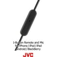 thumbnail image 2 of JVC Lightweight Flat Foldable On Ear Colorful Lightweight Foldable Headband with Mic, Black (HASR185B), 2 of 7