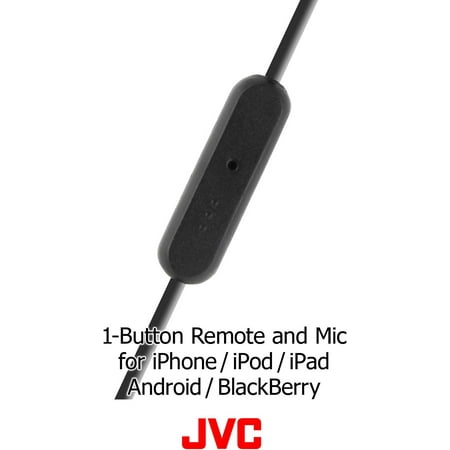 JVC - Wired Over-the-head Headset - Black
