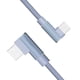 thumbnail image 2 of Cable de datos de doble codo, reemplazo de 8 pines para Android TYPE-C, línea de teléfono de carga rápida trenzada de nailon Greeniant DZ3746-42, 2 of 2