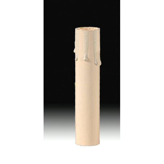 B&P Lamp® 4" Ht., Ivory-Tinted Drip Candle Covers, Candelabra Size