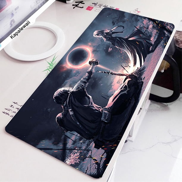 Mosuemat-alfombrilla de ratón grande para Gaming, accesorio de escritorio antideslizante para teclado de Anime, 40x90cm LIUWENJING unisex